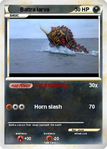 Pokemon Battra larva