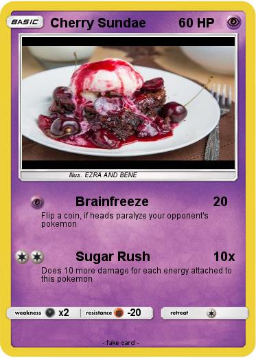 Pokemon Cherry Sundae