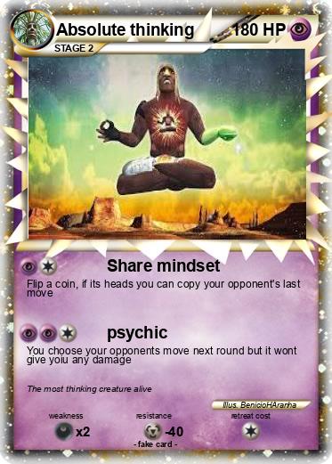 Pokemon Absolute thinking