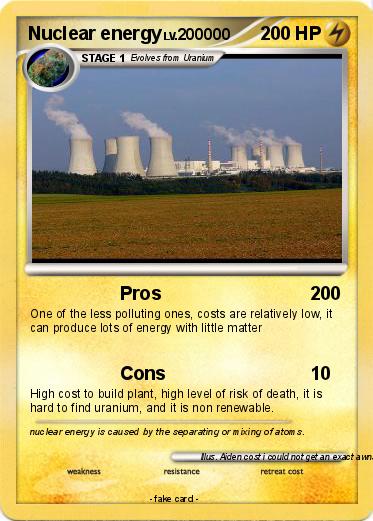 Pokemon Nuclear energy