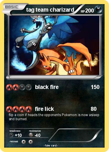 Pokemon tag team charizard