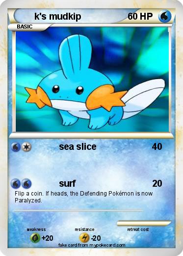 Pokemon k's mudkip