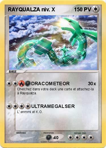 Pokemon RAYQUALZA niv. X