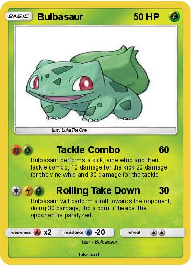 Pokemon Bulbasaur
