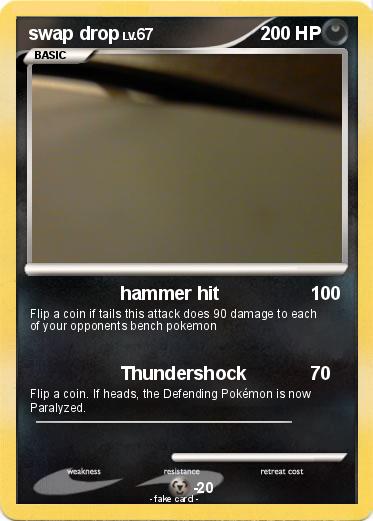 Pokemon swap drop