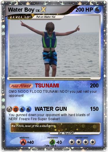 Pokemon Water Boy