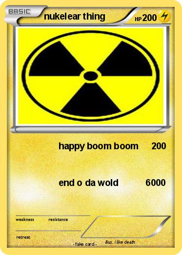 Pokemon nukelear thing