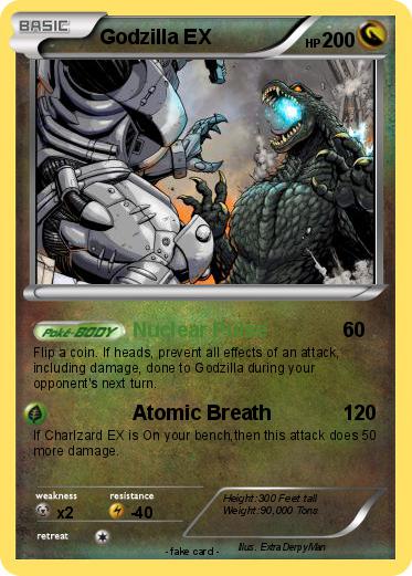 Pokemon Godzilla EX