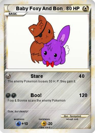 Pokemon Baby Foxy And Bon