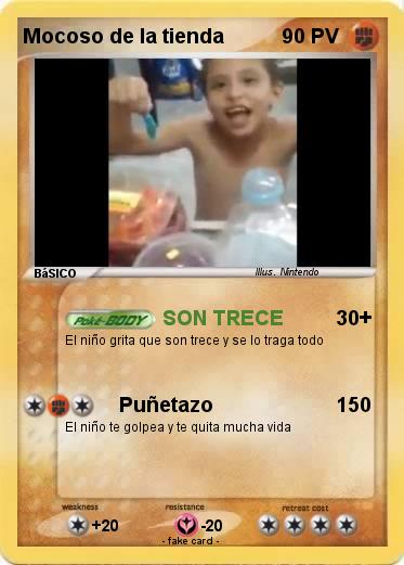 Pokemon Mocoso de la tienda