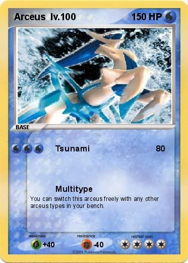 Pokemon Arceus  lv.100