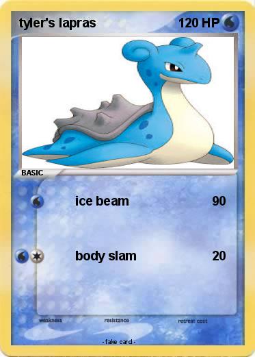 Pokemon tyler's lapras