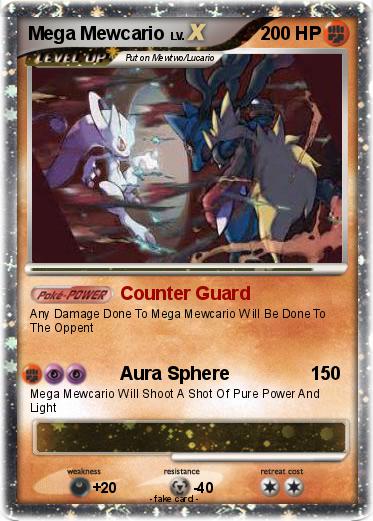 Pokemon Mega Mewcario