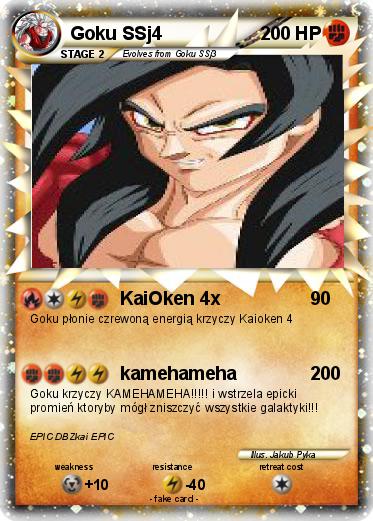 Pokemon Goku SSj4