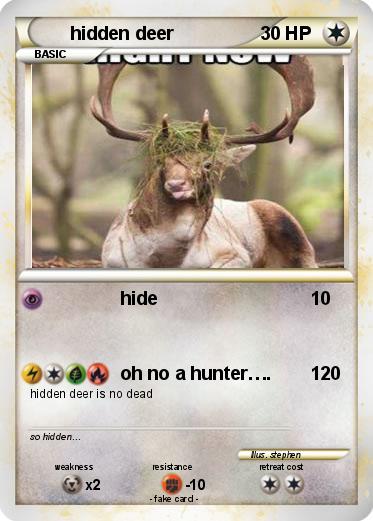 Pokemon hidden deer