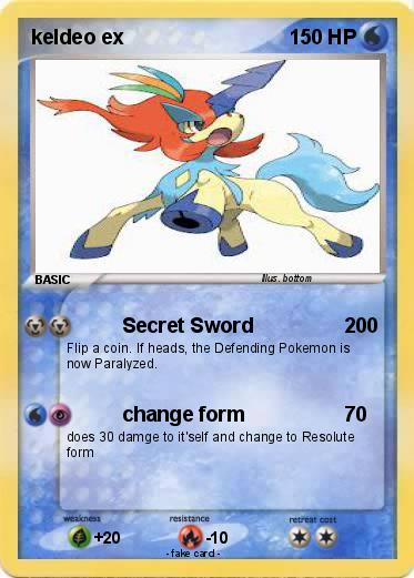 Pokemon keldeo ex