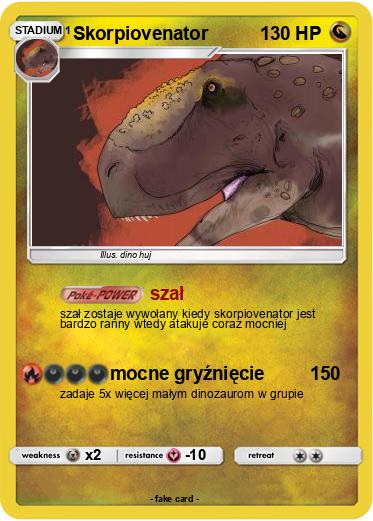 Pokemon Skorpiovenator