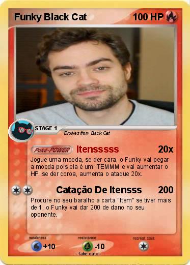 Pokemon Funky Black Cat
