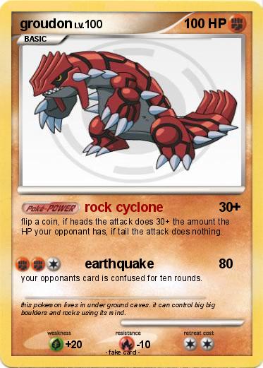 Pokemon groudon
