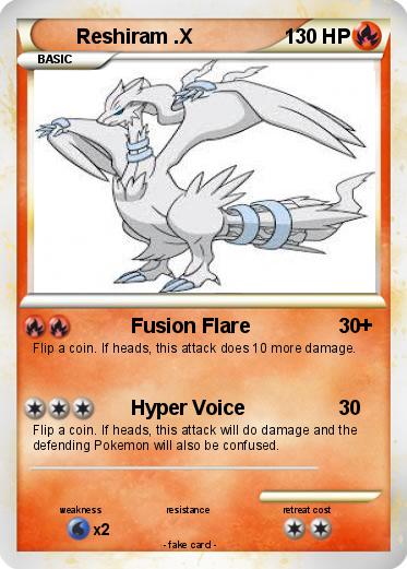 Pokemon Reshiram .X