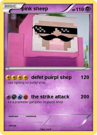 Pokemon pink sheep