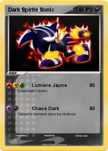 Pokemon Dark Spirite Sonic
