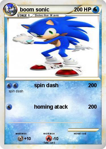 Pokemon boom sonic