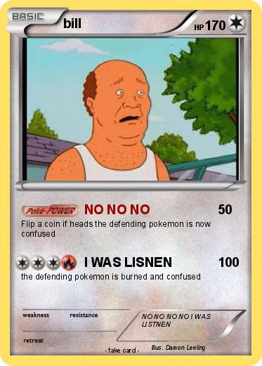 Pokemon bill