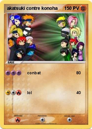 Pokemon akatsuki contre konoha
