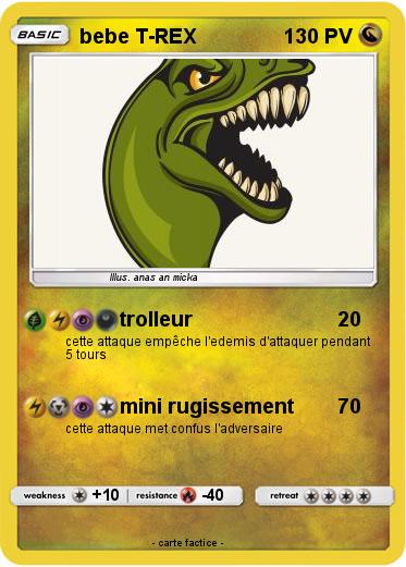 Pokemon bebe T-REX