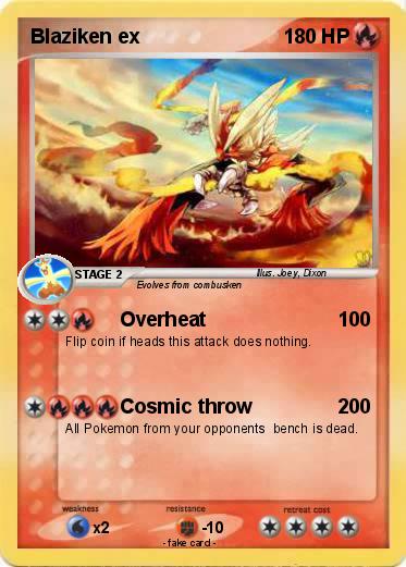 Pokemon Blaziken ex