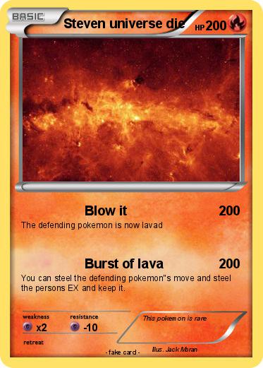 Pokemon Steven universe die