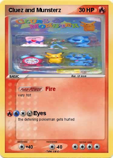 Pokemon Cluez and Munsterz