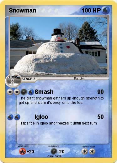 Pokemon Snowman