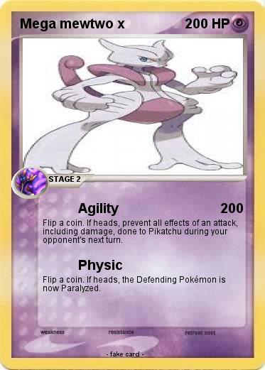 Pokemon Mega mewtwo x