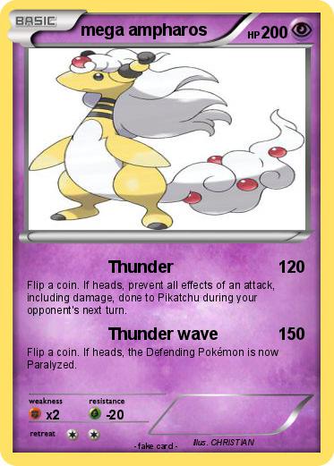 Pokemon mega ampharos