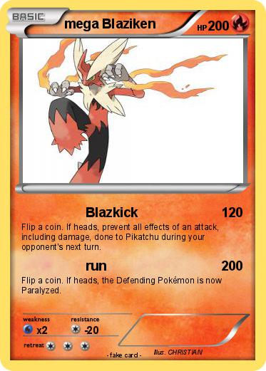 Pokemon mega Blaziken