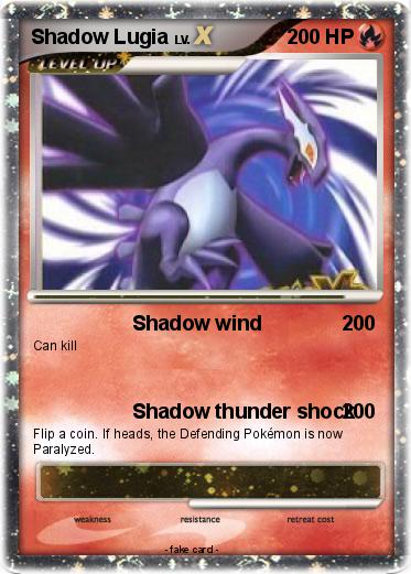 Pokemon Shadow Lugia