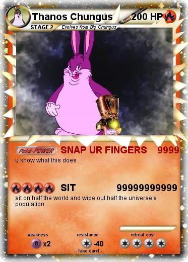 Pokemon Thanos Chungus