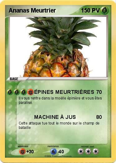 Pokemon Ananas Meurtrier