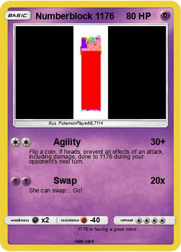 Pokemon Numberblock 1176
