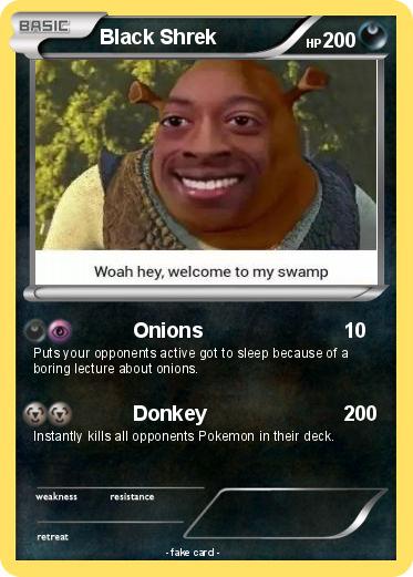 Pokemon Black Shrek