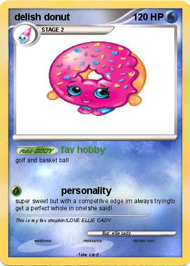 Pokemon delish donut