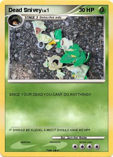 Pokemon Dead Snivey