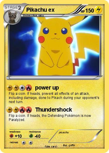 Pokemon Pikachu ex