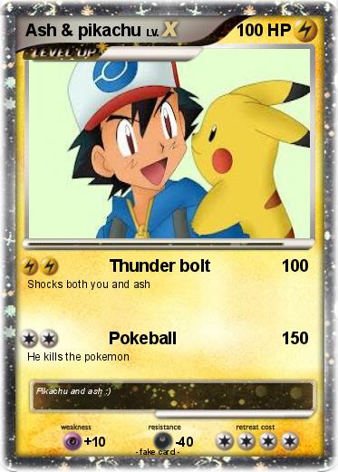 Pokemon Ash & pikachu