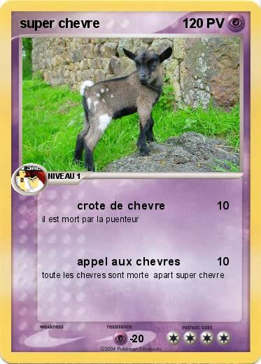 Pokemon super chevre