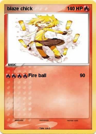 Pokemon blaze chick
