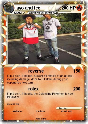 Pokemon ayo and teo