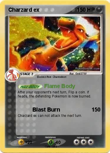 Pokemon Charzard ex